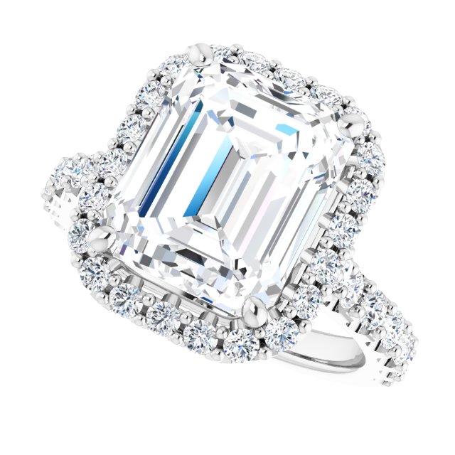 Halo-Style Engagement Ring
