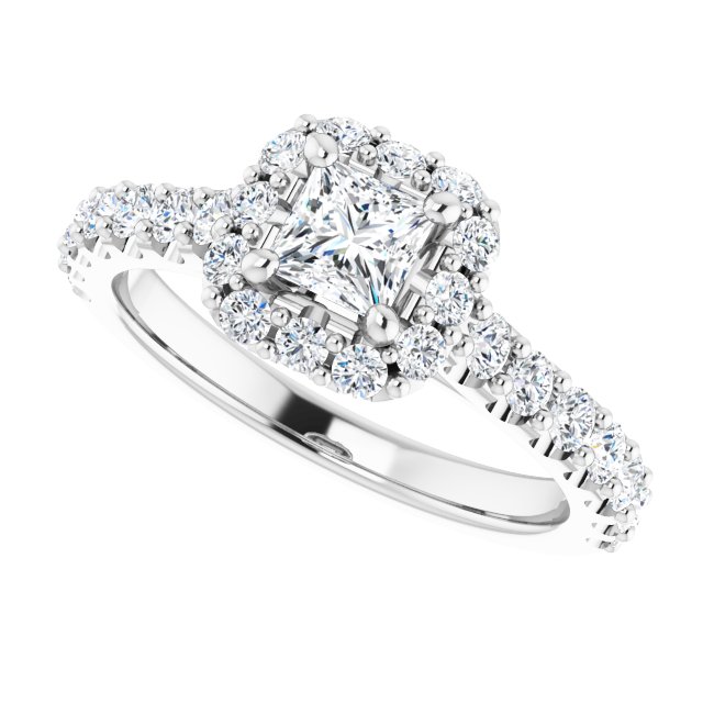 Halo-Style Engagement Ring
