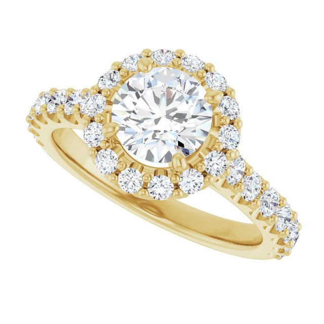 Halo-Style Engagement Ring