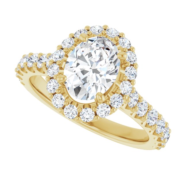 Halo-Style Engagement Ring
