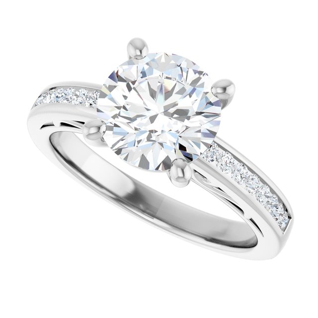 Accented Engagement Ring
