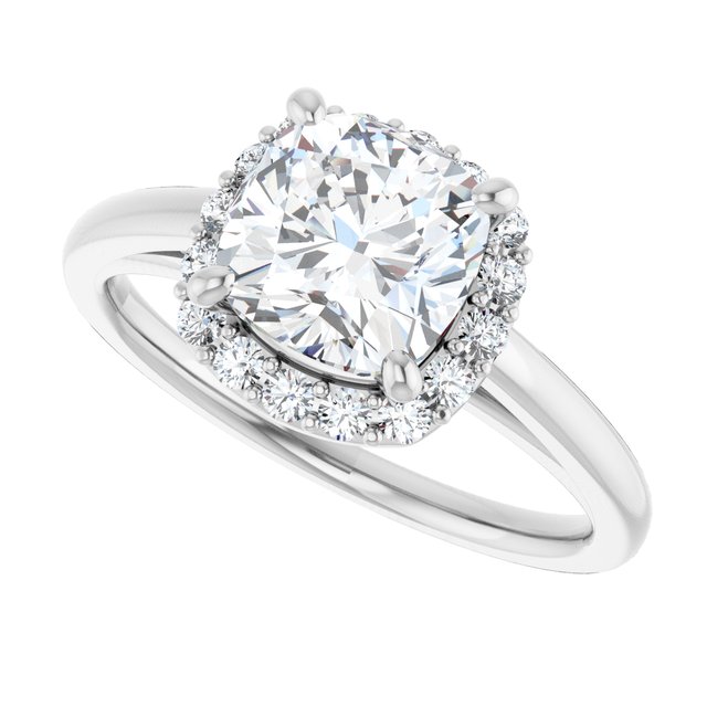 Halo-Style Engagement Ring