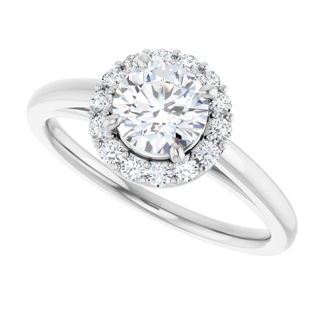 Halo-Style Engagement Ring