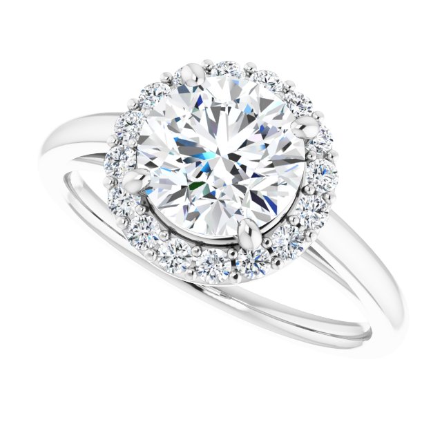Halo-Style Engagement Ring