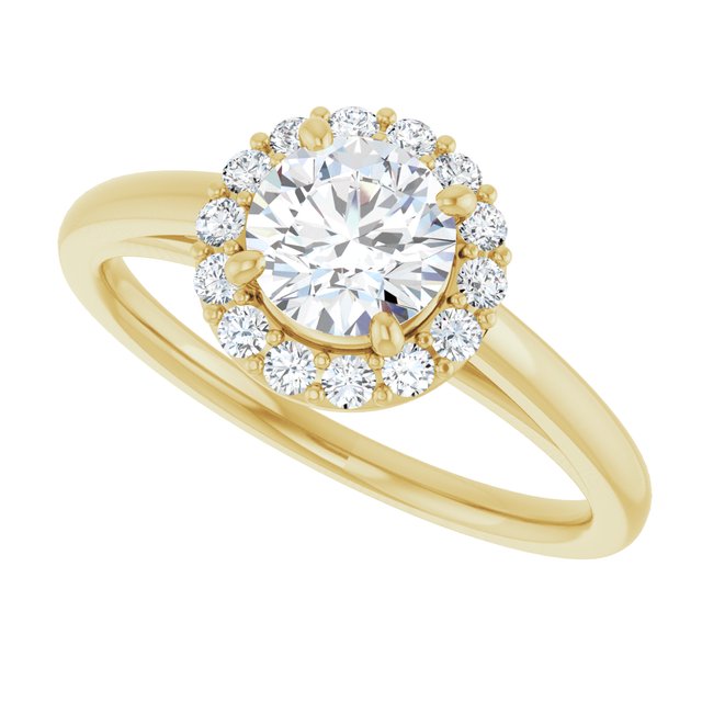 Halo-Style Engagement Ring