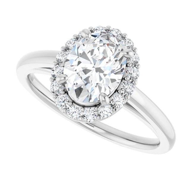 Halo-Style Engagement Ring