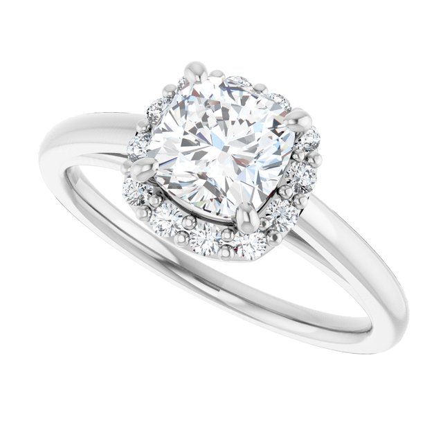 Halo-Style Engagement Ring