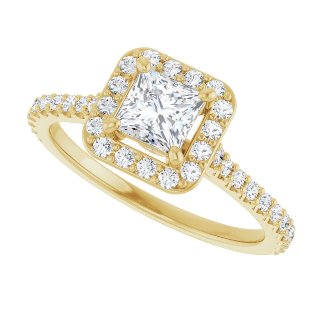 Halo-Style Engagement Ring