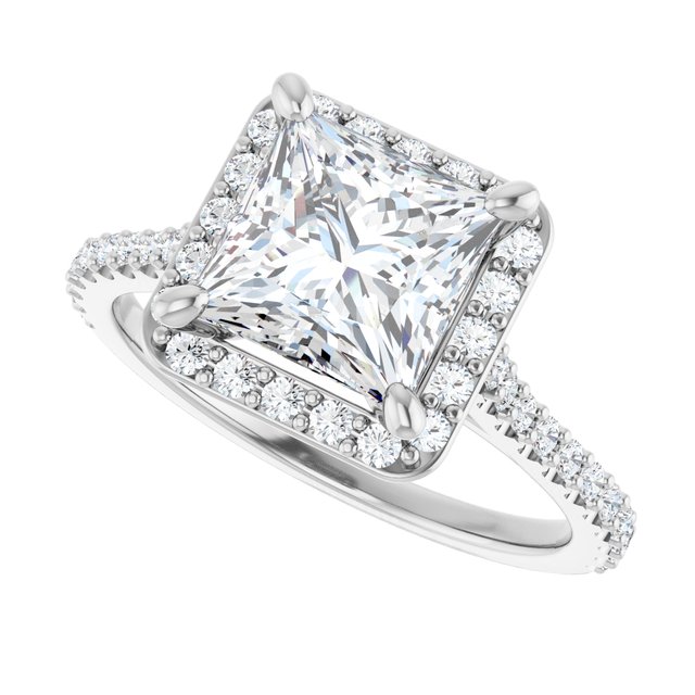 Halo-Style Engagement Ring