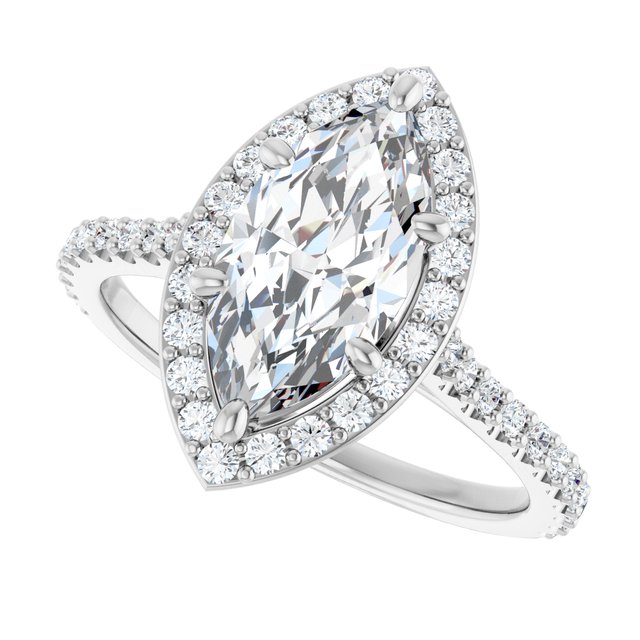 Halo-Style Engagement Ring