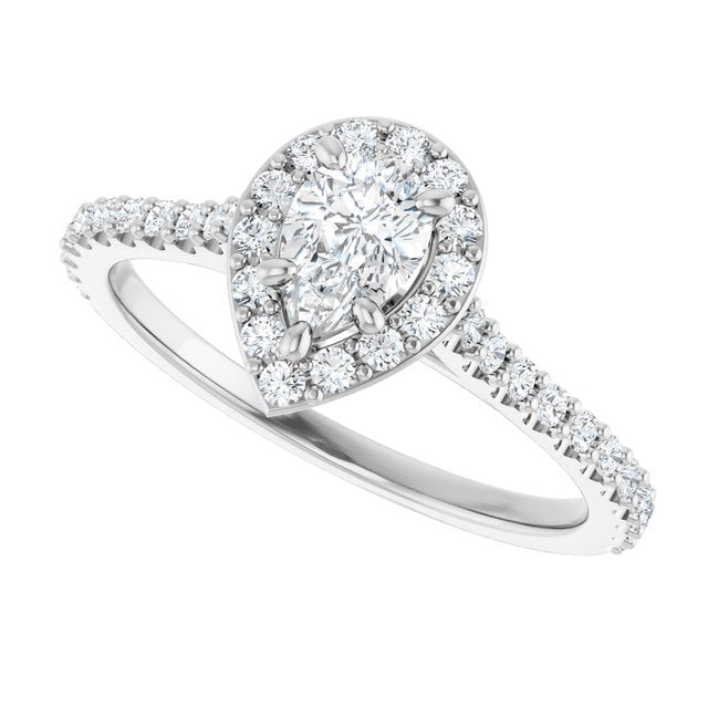Halo-Style Engagement Ring