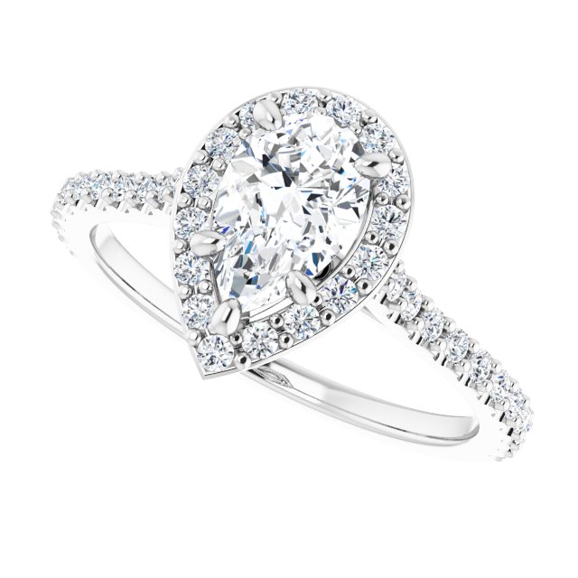 Halo-Style Engagement Ring