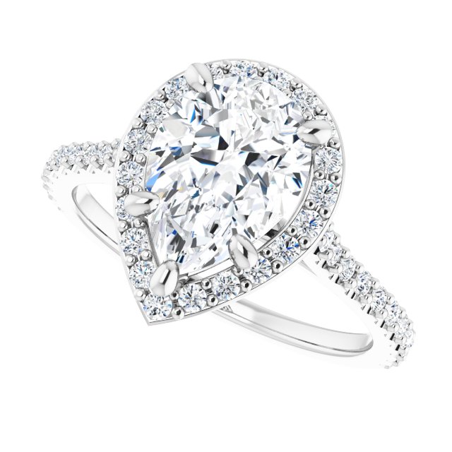Halo-Style Engagement Ring