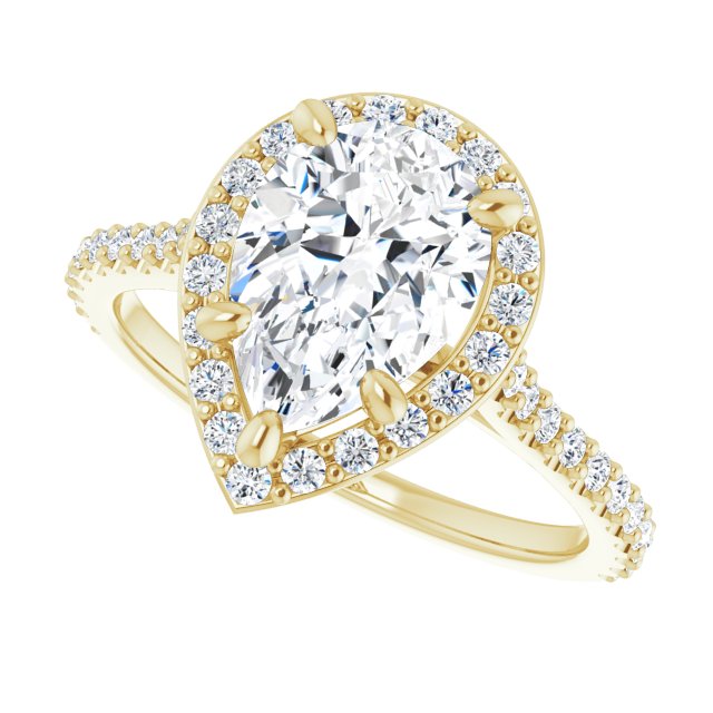 Halo-Style Engagement Ring