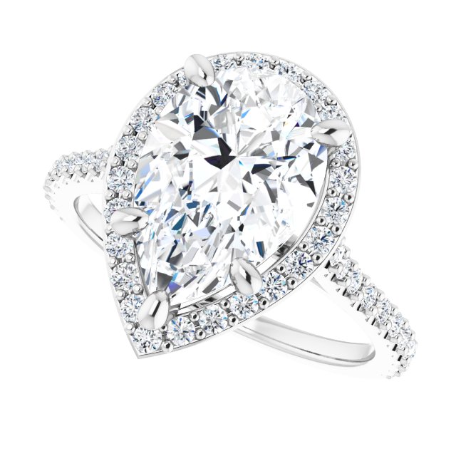 Halo-Style Engagement Ring
