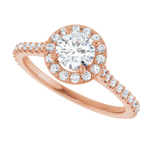 Halo-Style Engagement Ring