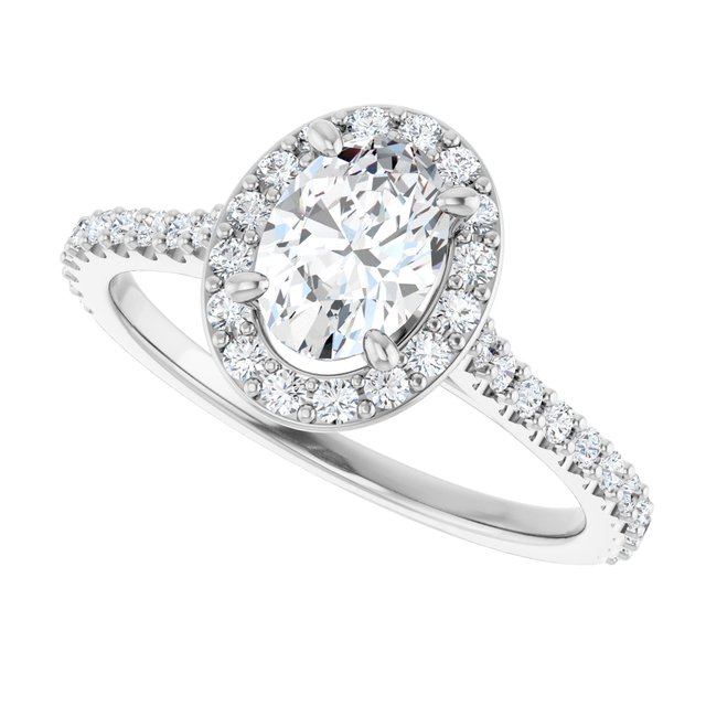 Halo-Style Engagement Ring