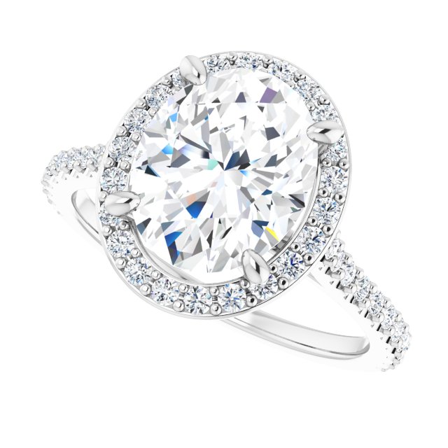 Halo-Style Engagement Ring