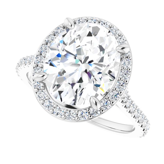 Halo-Style Engagement Ring