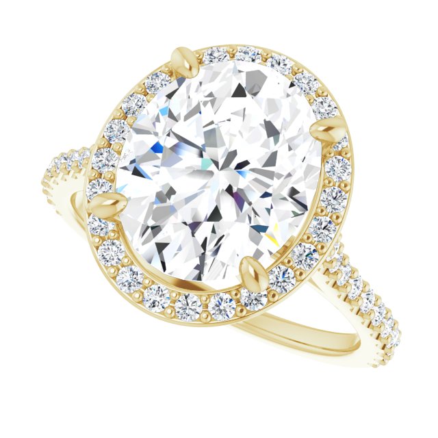 Halo-Style Engagement Ring