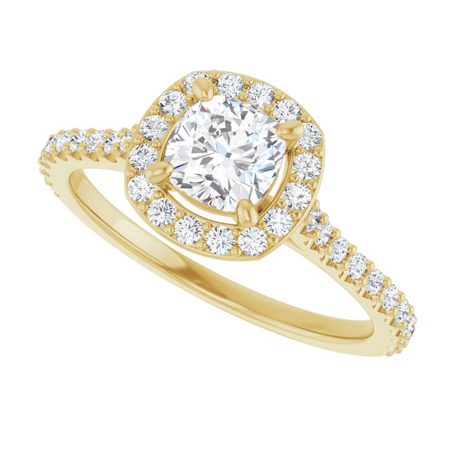 Halo-Style Engagement Ring