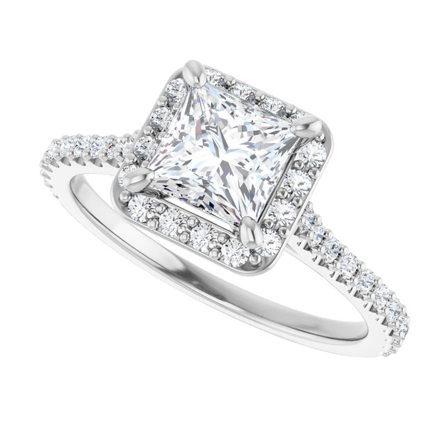 Halo-Style Engagement Ring