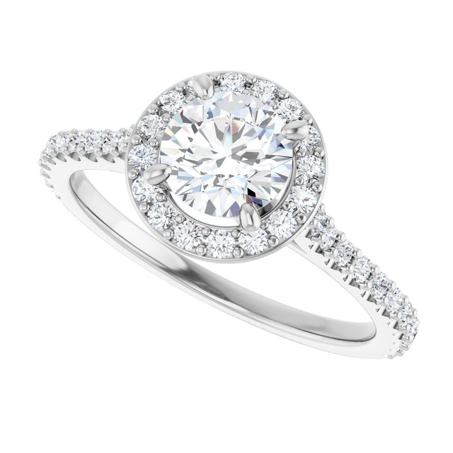 Halo-Style Engagement Ring