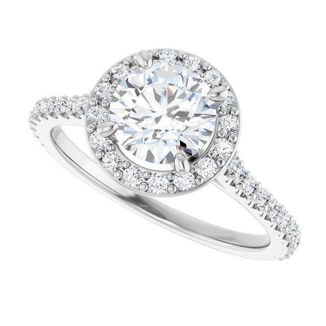 Halo-Style Engagement Ring
