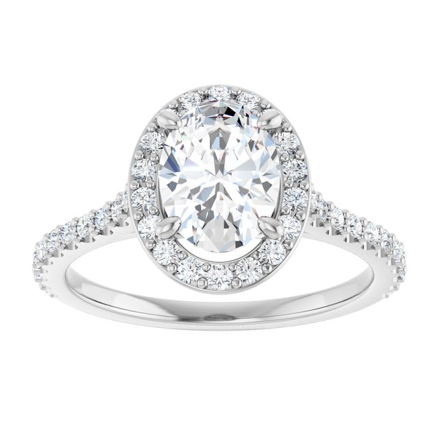 Halo-Style Engagement Ring