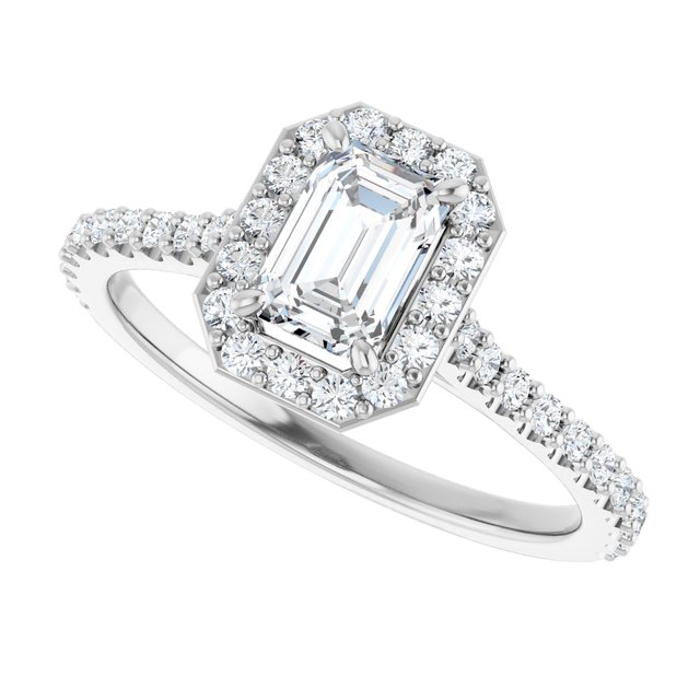 Halo-Style Engagement Ring