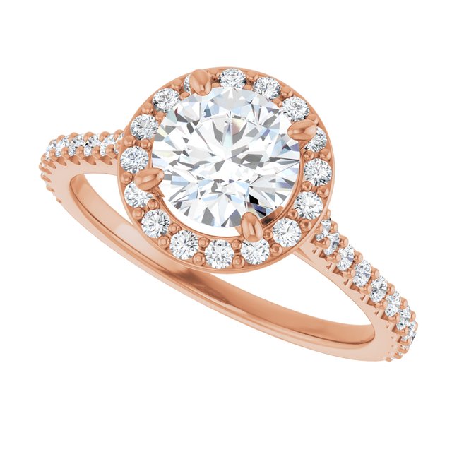 Halo-Style Engagement Ring