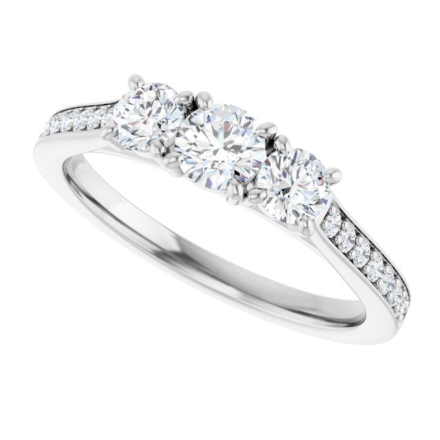 Three-Stone Engagement Ring