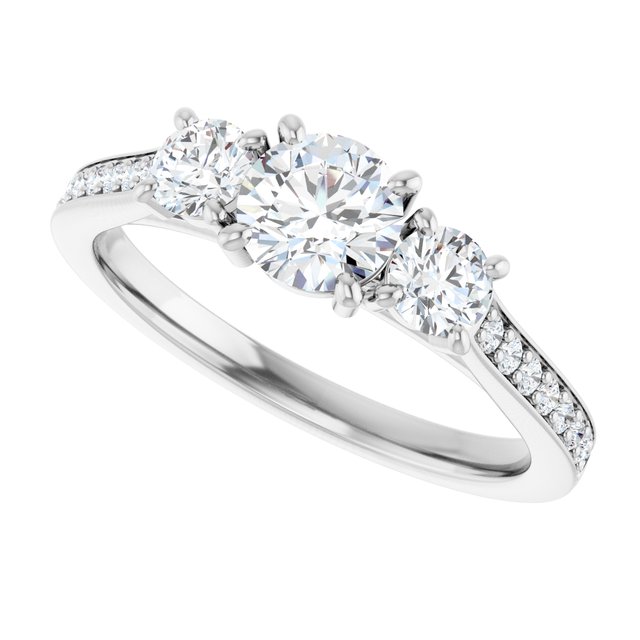 Three-Stone Engagement Ring