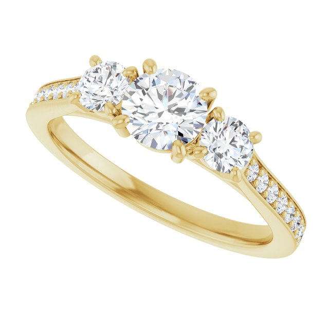 Three-Stone Engagement Ring