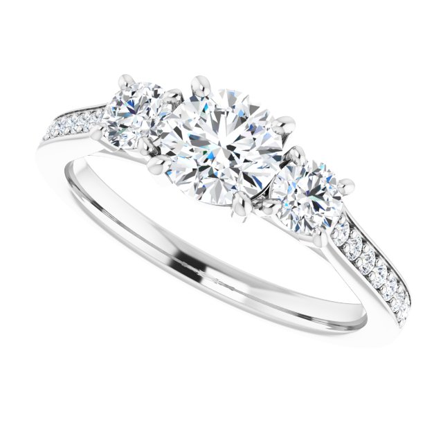 Three-Stone Engagement Ring