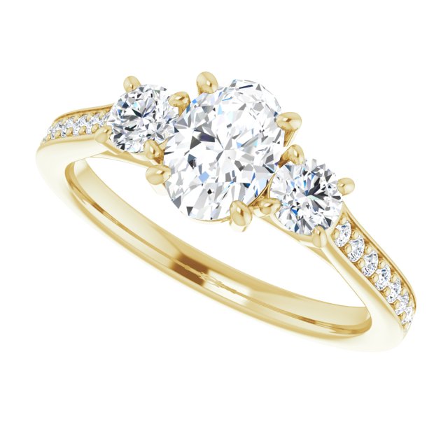Three-Stone Engagement Ring
