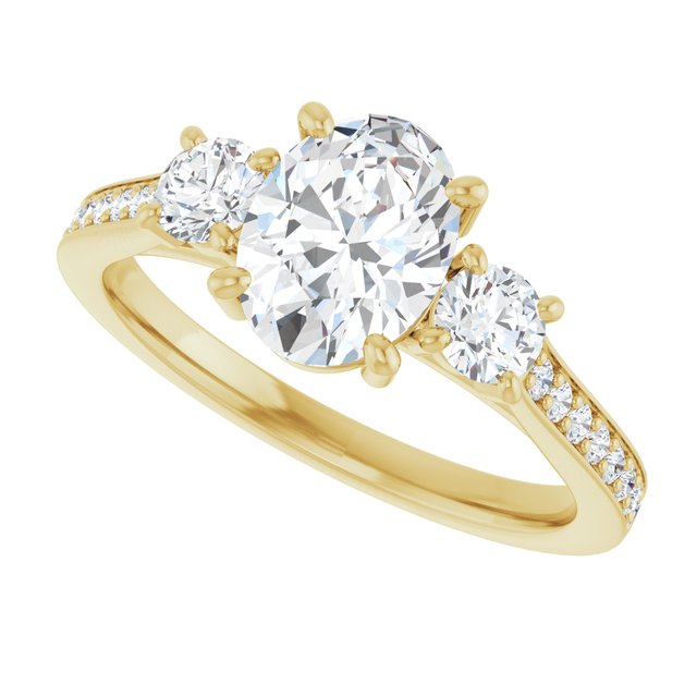 Three-Stone Engagement Ring