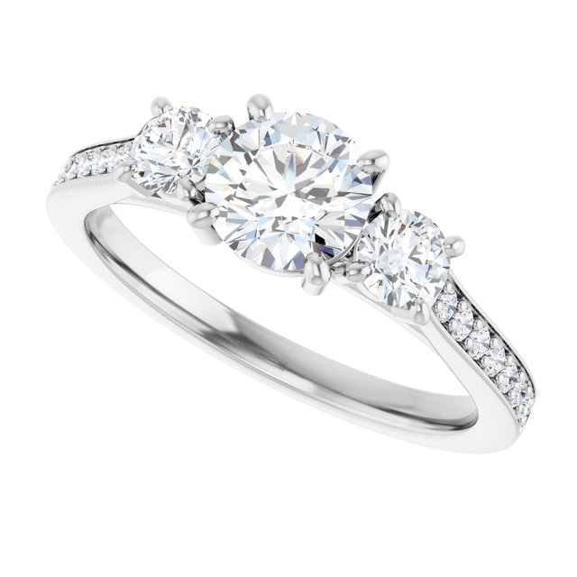 Three-Stone Engagement Ring
