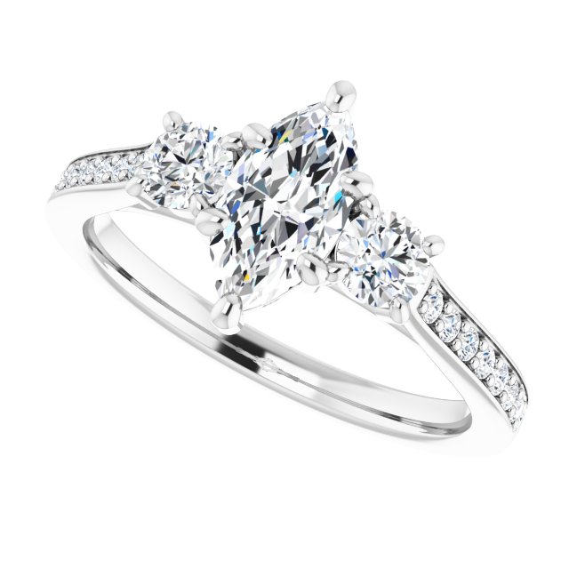 Three-Stone Engagement Ring