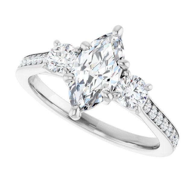Three-Stone Engagement Ring