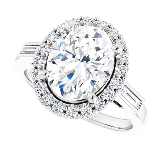 Halo-Style Engagement Ring