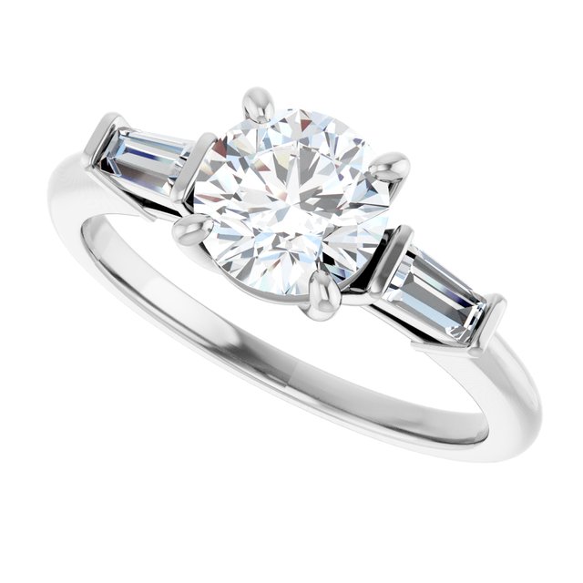 Accented Engagement Ring