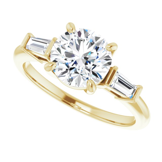 Accented Engagement Ring