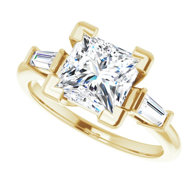 Accented Engagement Ring