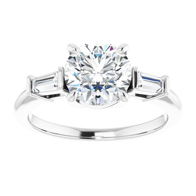 Accented Engagement Ring