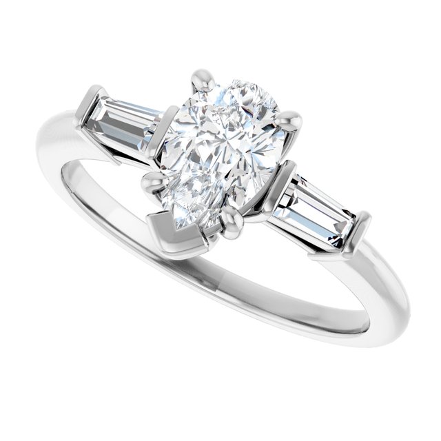 Accented Engagement Ring