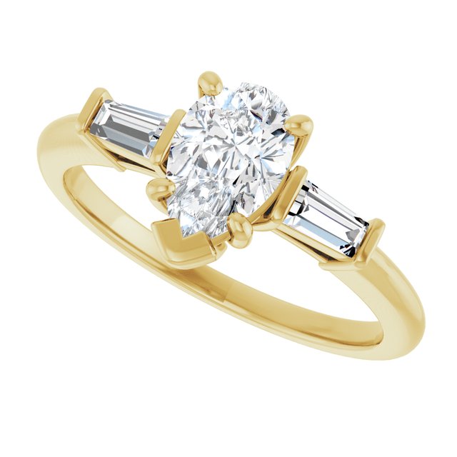 Accented Engagement Ring