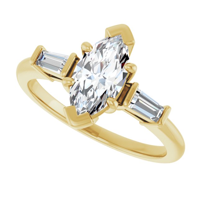 Accented Engagement Ring