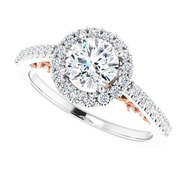 Halo-Style Engagement Ring