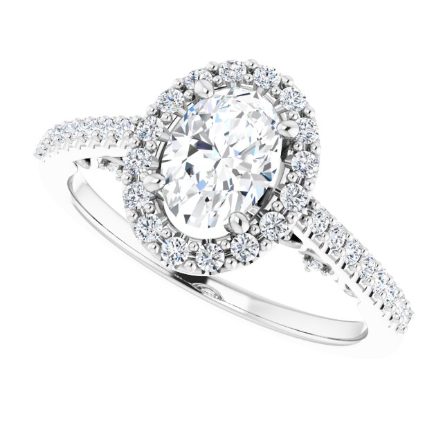 Halo-Style Engagement Ring